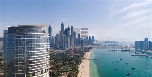 Views of the Arabian Sea and the Dubai Skyline