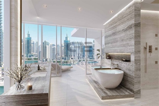Vues de la marina de Dubaï | Appartement de luxe | Om à haut roi