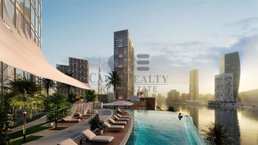 Luxuriöse Häuser am Wasser | Blick auf den Burj Khalifa | Erstklassige Lage |Business-Bucht