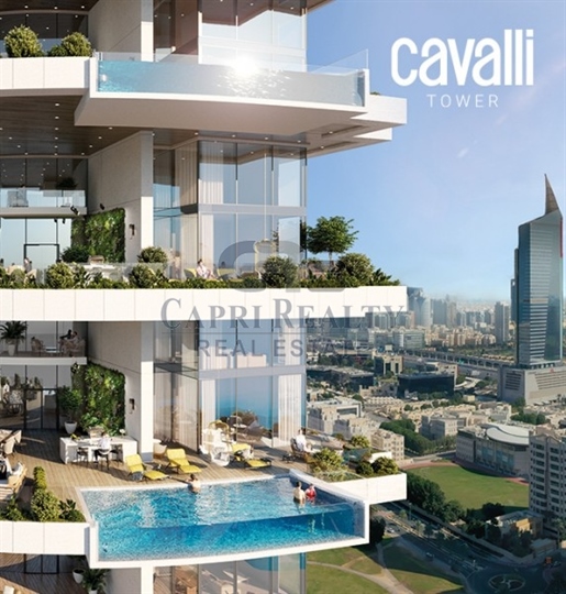 1St Cavalli Tower in the world with beautiful Sea view & Beach access