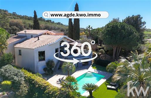 Agde - Villa d'Architecte T6 de 310 m² avec piscine