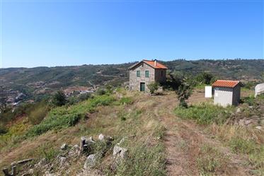 Quinta com casa e 2 ruínas, vistas magníficas e 5 hectares de terreno, a poucos km de Oliveira do Ho