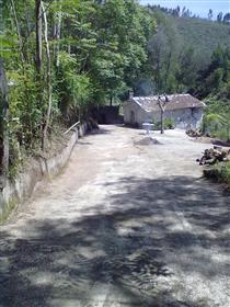 Small farm with house and annex, with land, next to the river Ceira