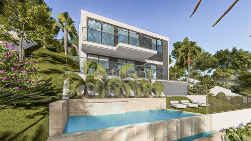Neubauhaus mit modernem und attraktivem Design, mit Garten und Swimmingpool, 5 Minuten von Cala Can