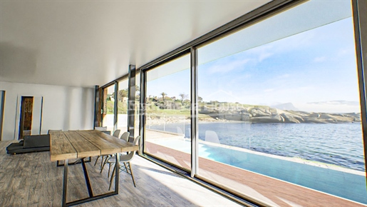 Villa de luxe en construction à Begur Sa Tuna, avec des vues incroyables sur la mer, piscine et 5 ch
