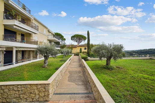 Sole Agent - Biot Village - Charming and modern 2 bedrooms apartment with terrace and view. Pool, ga