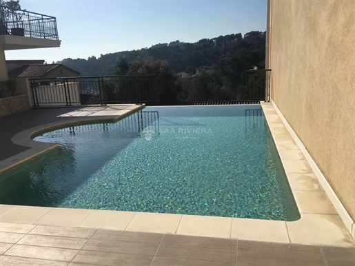 Sole Agent - Biot Village - Charming and modern 2 bedrooms apartment with terrace and view. Pool, ga