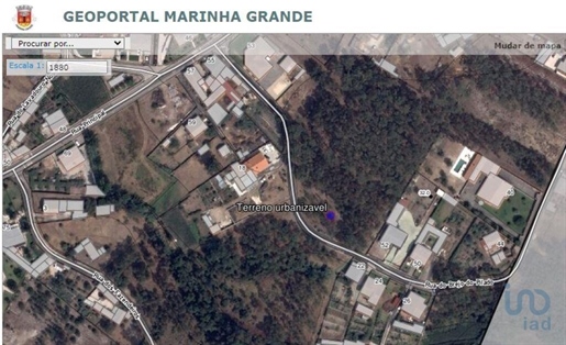 Terrain à bâtir à Leiria de 1141,00 m²