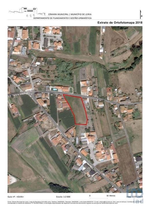 Construction land in Monte Real e Carvide with 3280,00 m²