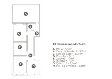 Damasceno Monteiro: T2+1 | Angels | Great patio