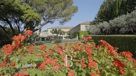 Barnes - Mas provençal au sein d'un magnifique jardin paysagé - Vue Mont Ventoux - Piscine