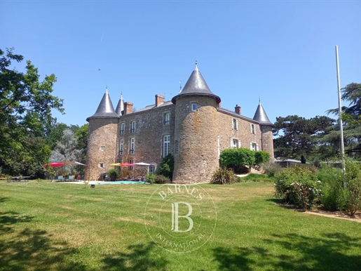 Maine-Et-Loire - 15th and 18th century chateau with its outbuildings and orangeries - 3.9 hectares o