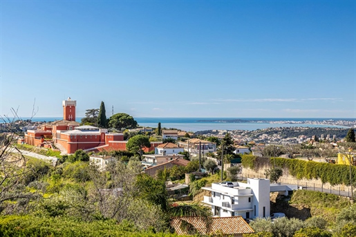 Villa Nizza Cremat Panoramablick auf das Meer und die Berge