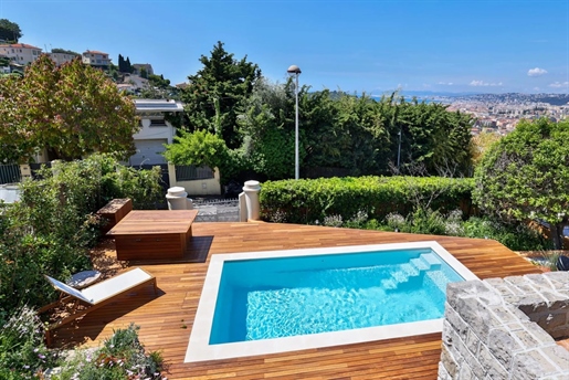 French Riviera (06) Nice-Mont-Boron - 5-Room Villa - Pool - Sea View - Double Garage