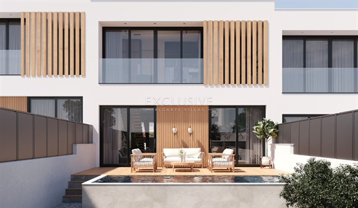 Modern townhouses for sale in Ferragudo, Algarve 3 bedroom + office