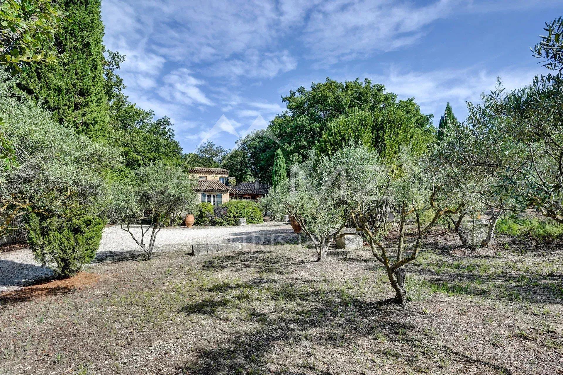 Property with a view of Lourmarin Castle