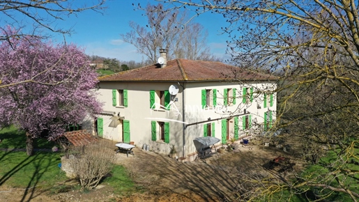 Typical renovated Gascony house with land 8,600m²