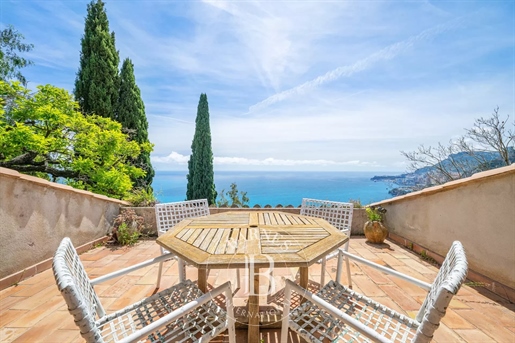 Vendita Interattiva - Roquebrune-Cap-Martin - Villa Progettata Da Un Architetto - Vista Panoramica S