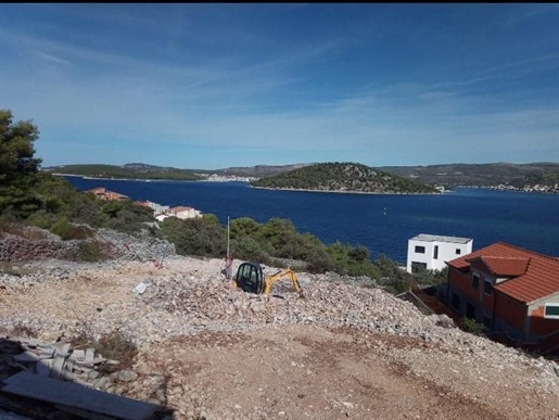 New modern style villa in Razanj under construction, just 100 meters from the sea