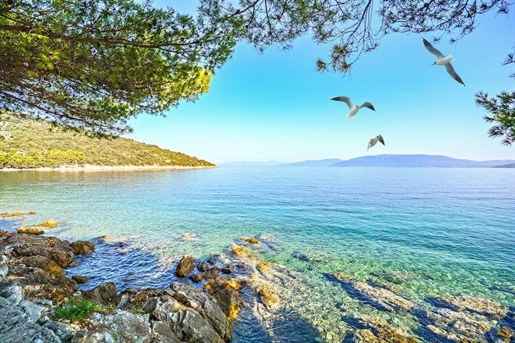 Land plot on Cres just 100 meters from the sea with turn-key solution for lux villa