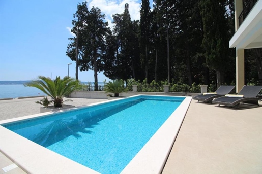 Fantastic offer - seafront villa for sale in Kastela, within greenery