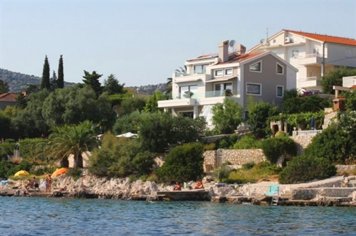 Well positioned on a green peninsula seafront villa with an entry to the beach, Croatia