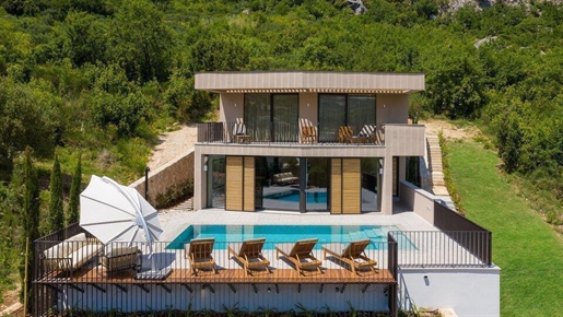 Helle neue Villa zum Verkauf in Dubrovnik mit Swimmingpool
