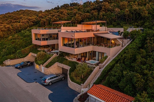 Package sale of the two luxury modern villas on Korčula 50 meters from the sea
