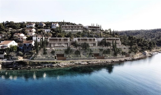 New 1st line complex of 7 luxury villas on Solta island