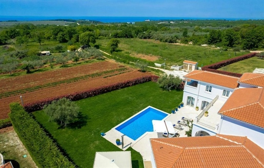 Fascinating villa in Porec area - modern palazzo within greenery 1,5 km from the sea