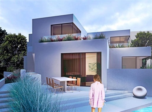 Original design new building with swimming pool in Umag area, with sea views