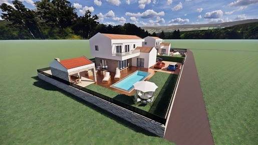 Moderne Villa mit Swimmingpool in Sveti Lovrec bei Porec