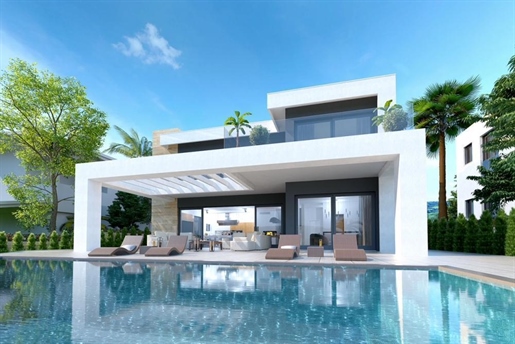 Modern luxurious villa on Pag peninsula - final stage of construction, just 100 meters from the sea