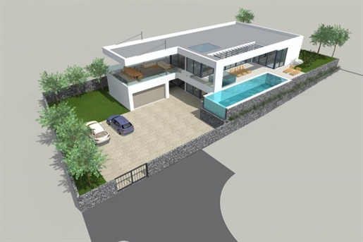 Fantastische moderne Villa im Bau auf der Halbinsel Krk