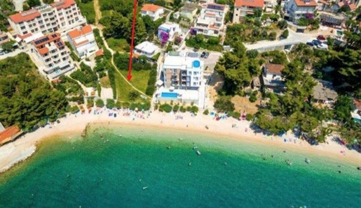 Fantastic seafront land for sale on Omis riviera near beachline - meant for apart-hotel construction