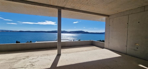 Beautiful new modern villa in Trogir area, 100 meters from the sea