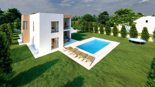 Villa of modern design with swimming pool in Porec wider area