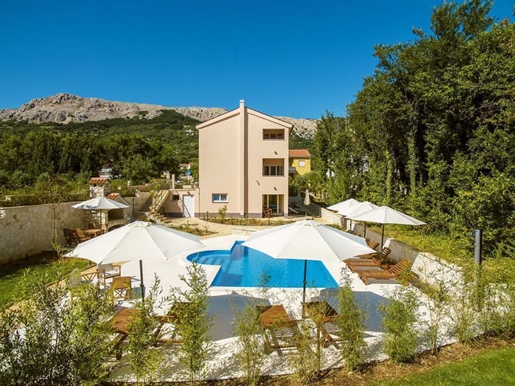 Boutique-Hotel of 7 apartments and a beautiful garden in Baska on Krk, just 500 meters from the sea