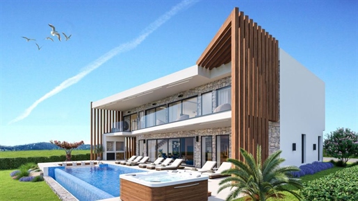 First-Class villa under construction with a sea views in Kastelir, Porec area!
