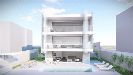Neuer Apartmentkomplex mit Meerblick in der Stadt Krk, 200 Meter vom Meer entfernt