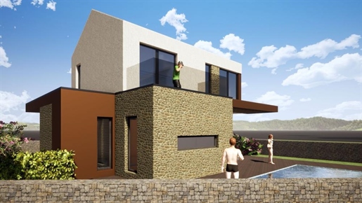 Neue Villa im Bau in der Gegend von Vrsar, nur 2,7 km vom Meer entfernt