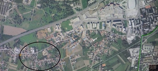 Development land plot for sale in Zagreb near Arena for 43 apartments complex
