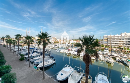 Apartment mit Terrasse und Blick auf den Kanal in Santa Margarita, Roses – Pool und Parkplatz Inklus