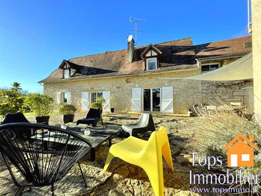 Beautiful 4 Bedroom, architect designed stone house with dovecote, near Villeneuve. Heaps of charact