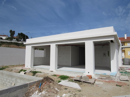 Modern Villa Under Construction Between The City And The Sea On The Silver Coast.