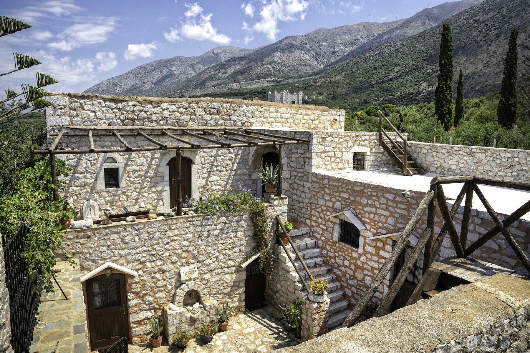 Restored Olive Mill in Mani
