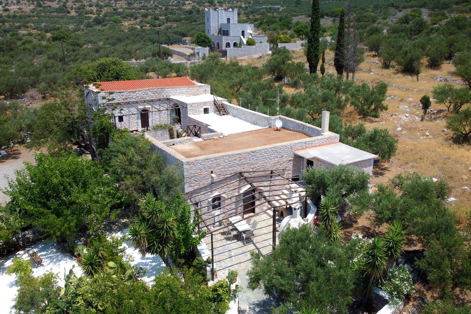 Restored Olive Mill in Mani