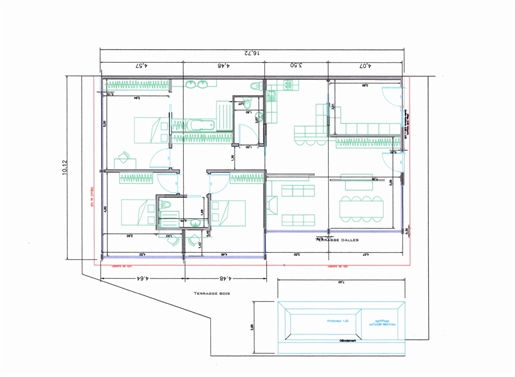 Building plot with a surface area of over 3,400 mÂ²