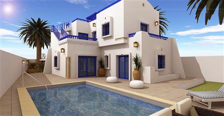 Till salu Villa i Djerba, helt ny och med pool