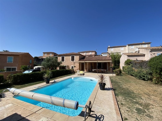 Fos-Sur-Mer: Haus Typ 6 mit Blick auf den Teich auf einem